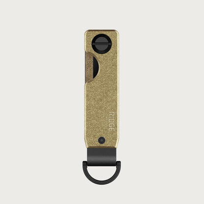 Ridge KeyCase - Brass