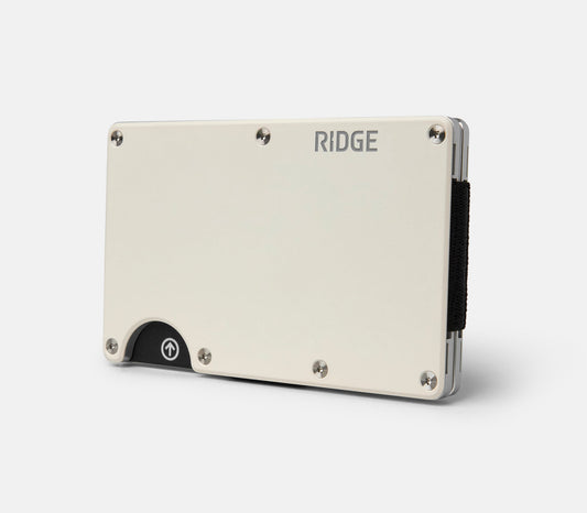 Ridge Wallet - Monaco White