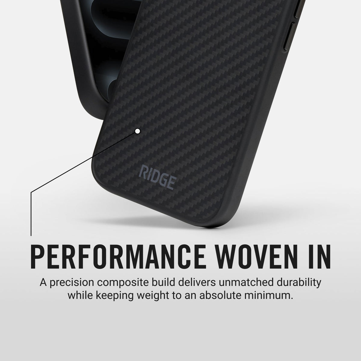Ridge Phone Case - Carbon - iPhone 16 Pro