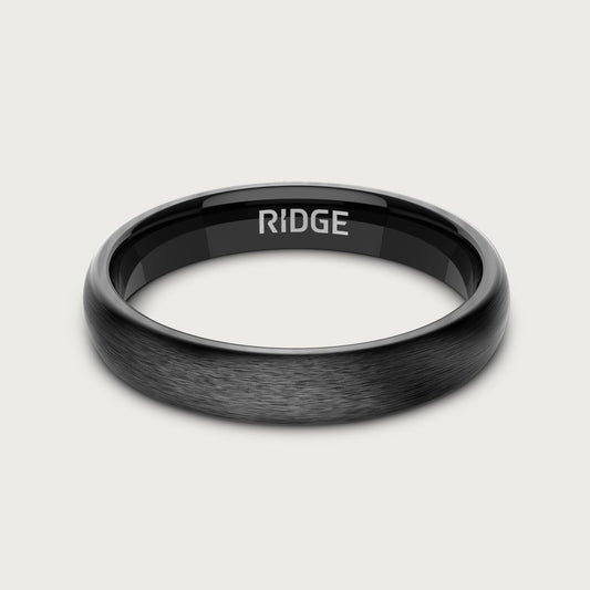 4mm Rounded Ring Set - Gunmetal