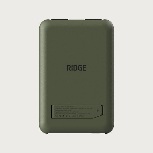 Ridge Power Bank - 10k mAh Bundle - Matte Olive - 2-Pack