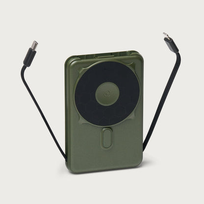 Ridge Power Bank - 10k mAh - Matte Olive