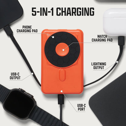Ridge Power Bank - 10k mAh Bundle - Basecamp Orange - 3-Pack