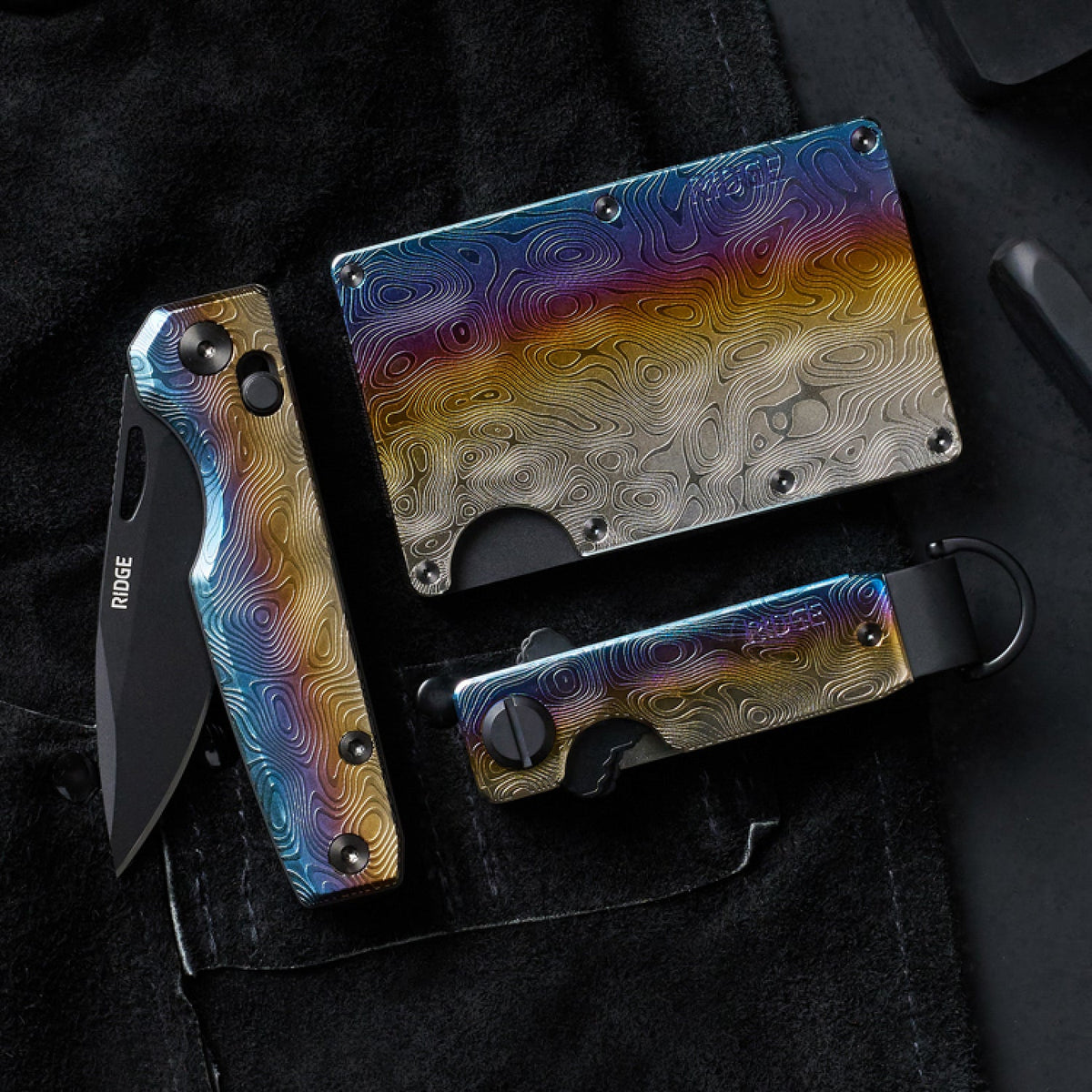 Daily Survival Kit - Burnt Damascus