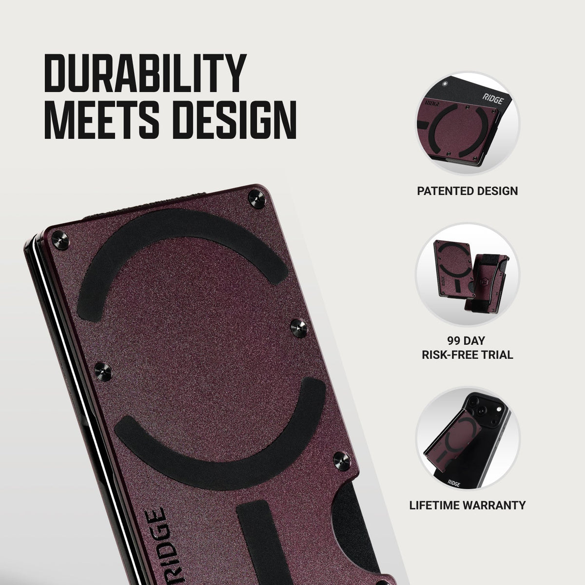 Ridge Wallet for MagSafe - Glacier