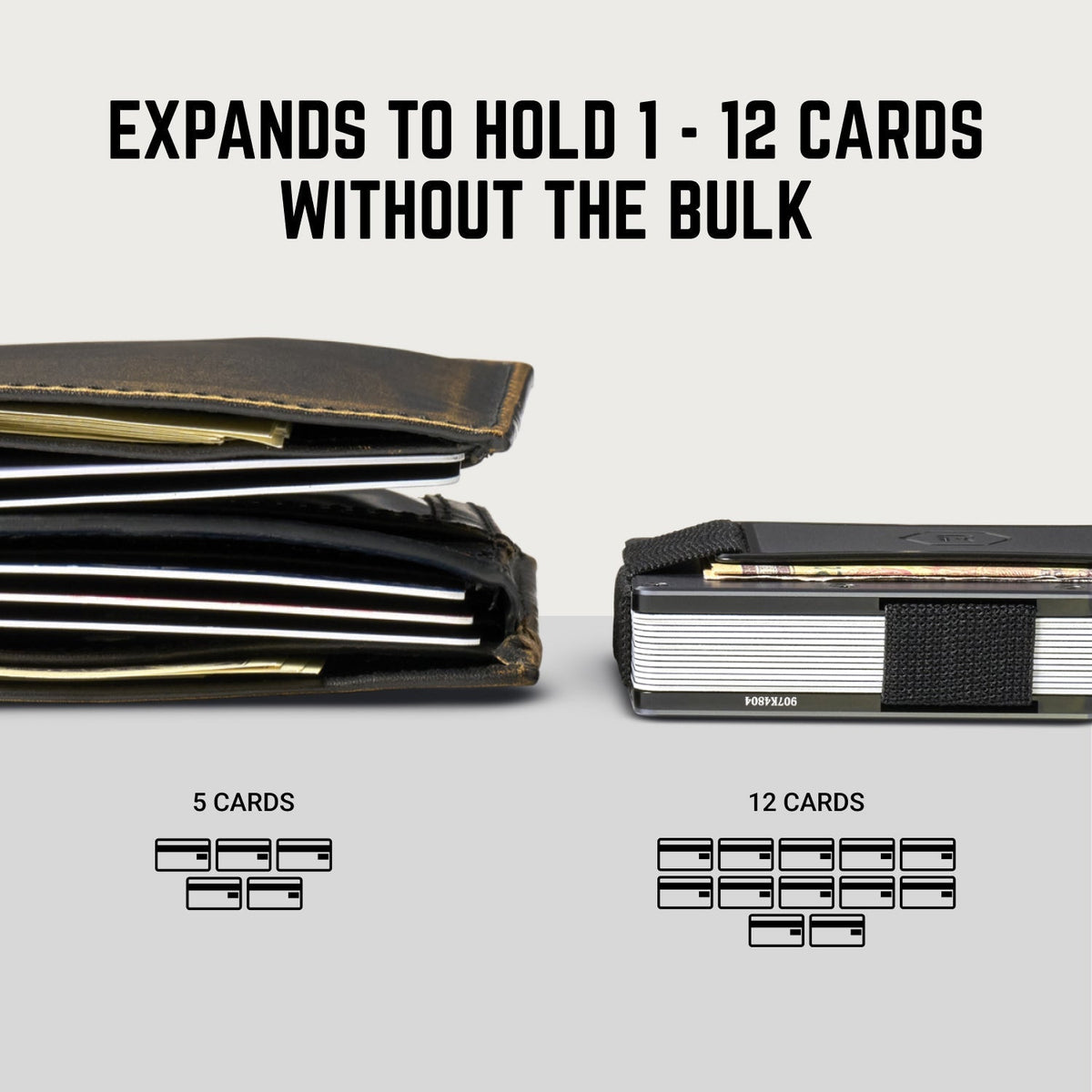 Ridge Wallet - Burnt Titanium