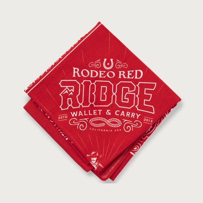 Ridge Bandana - Rodeo Red