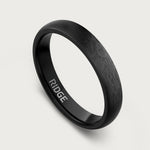 4mm Rounded Ring Set - Royal Black