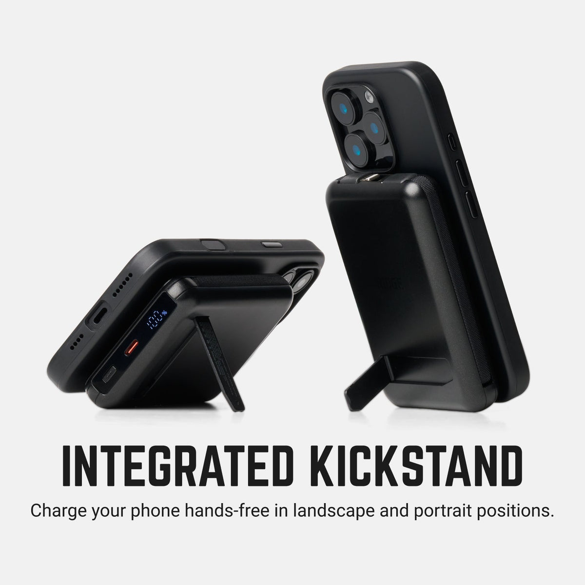 Ridge Everyday Charging Kit - iPhone 18 Pro - Matte Black — power bank infographic 4