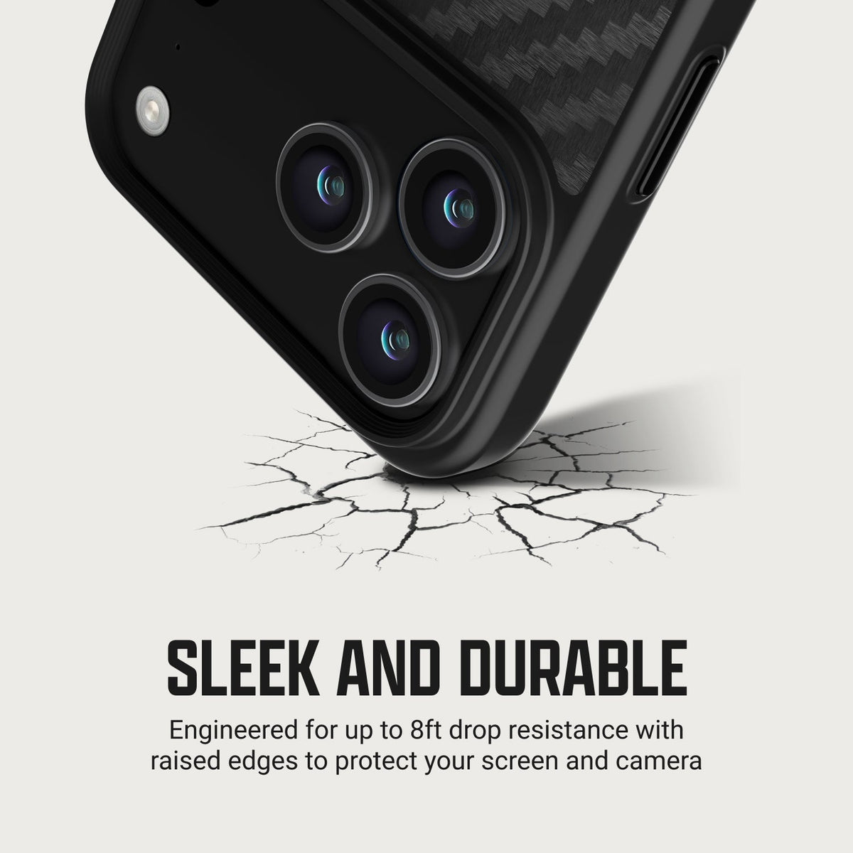 Ridge Everyday Charging Kit - iPhone 18 Pro Max - Carbon Fiber 3K — case infographic 2