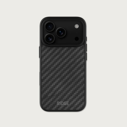 Ridge Phone Case - iPhone 18 Pro - Carbon Fiber 3K