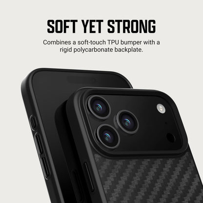 Ridge Phone Case - iPhone 18 Pro - Carbon
