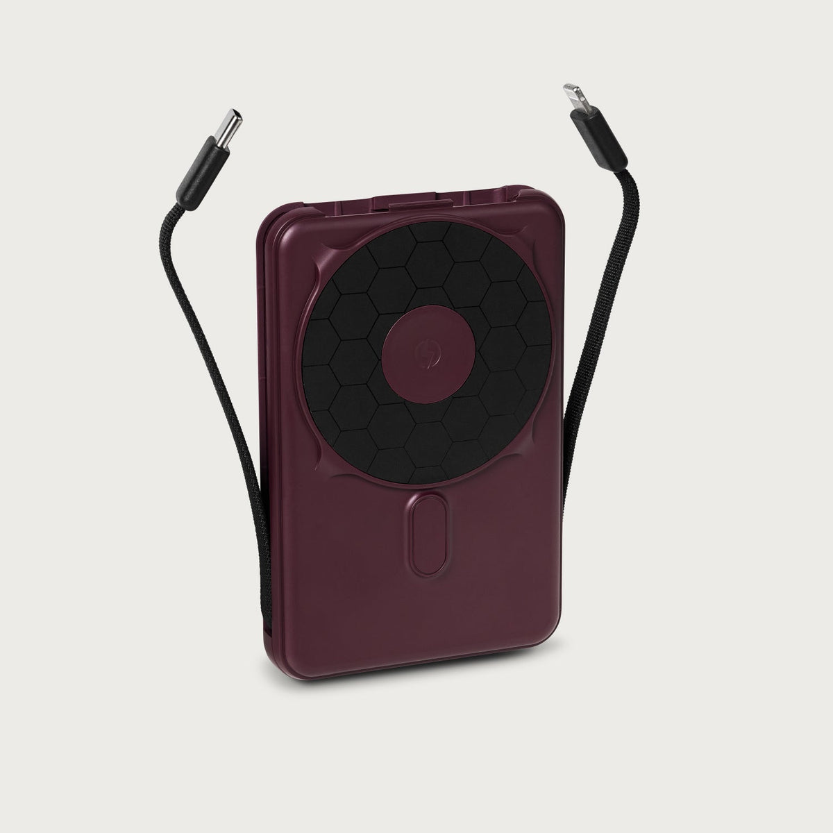 Ridge Power Bank - 10k mAh - Burgundy